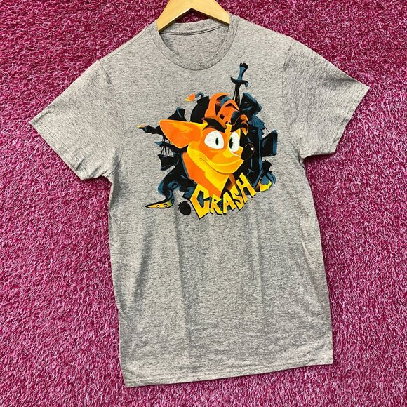 Crash Bandicoot Retro Video Game Classic Graphic Design T-Shirt Large - Picture 3 of 4